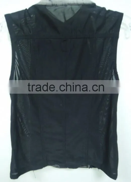 2015 new arrival fashion high quality sleeveless denim jacket women cheap,denim jacket women wholesale China