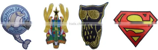 High quality big eagle embroidery patches