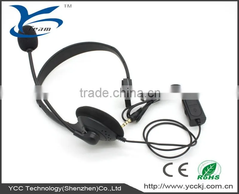 2013 Latest small wired headset for PS4