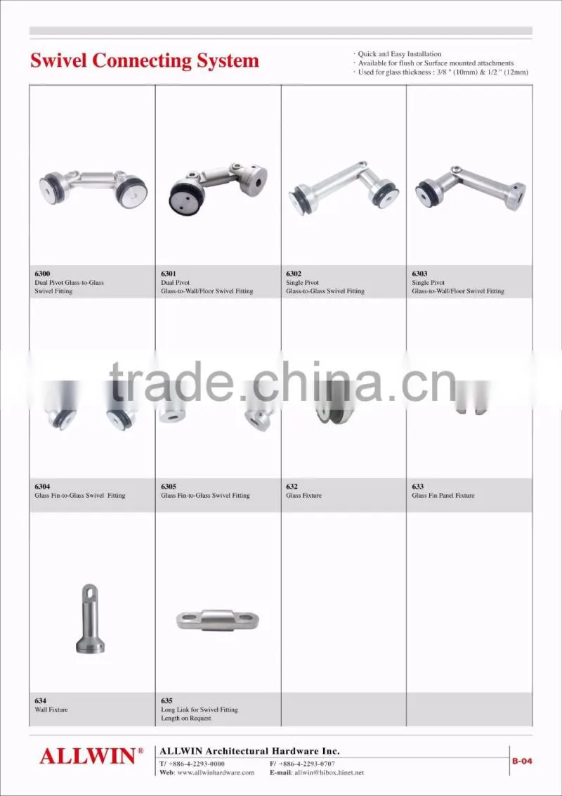 55mm Square Glass Clamp