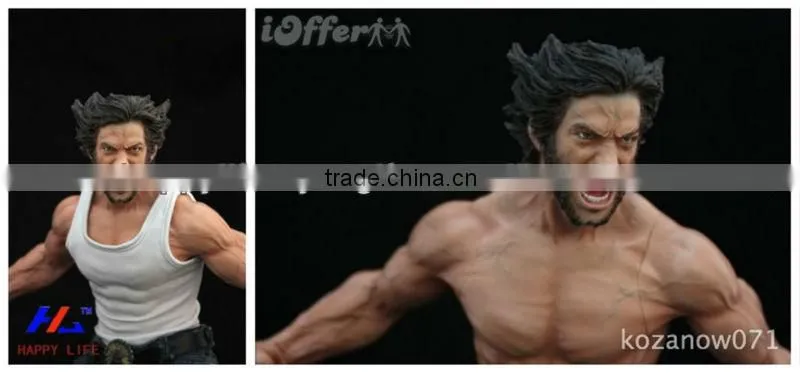 LED action x-men origins wolverine resin figurine