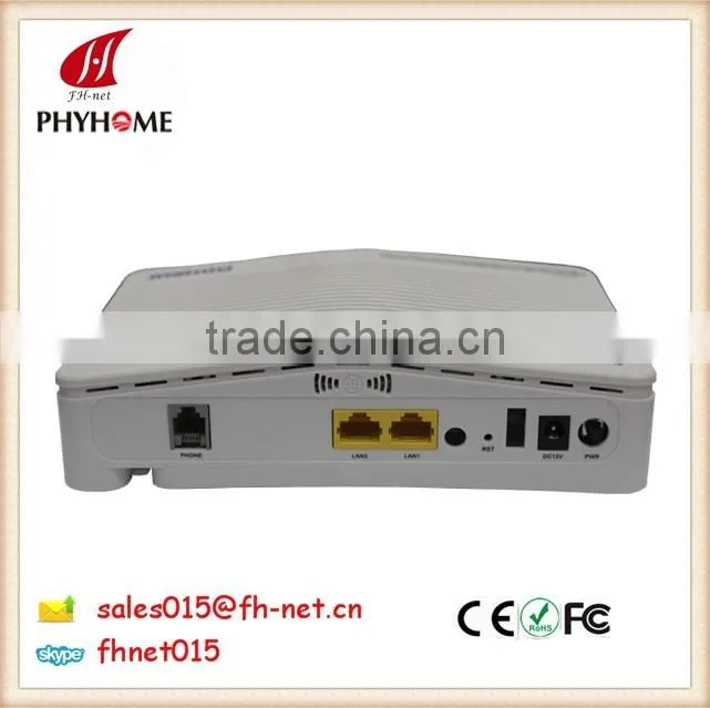 FHR1411K GEPON 4LAN(1GE+3FE)+1VOIP+1WIFI compatible with huawei/zte/fiberhome olt