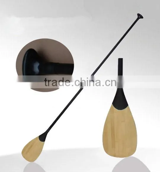 Carbon Fiber SUP Adjustable Length Wood Blade paddle