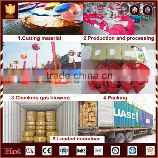 Cheap inflatable advertising balloons large balloon light with led