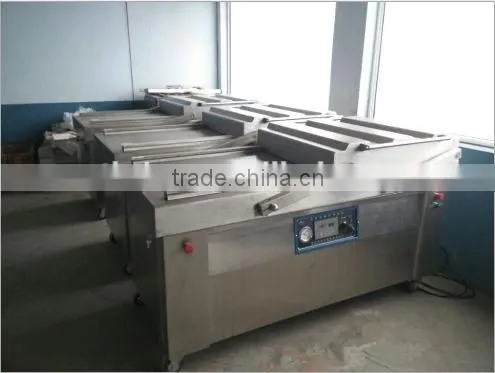 Best price for Double Chambers Vacuum Packing Machine/ horizontal type out vacuum pack machine