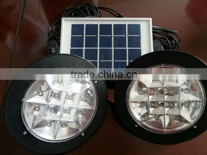 5W portable moving solar lighting system