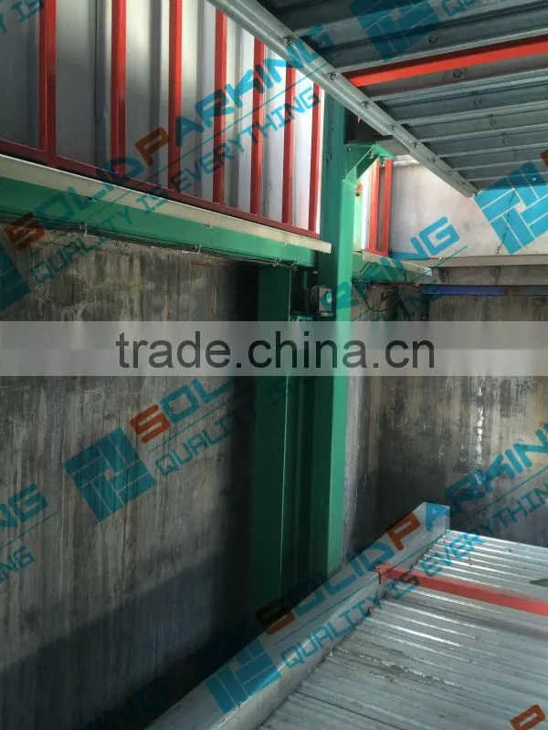 Wave Plate Pit Two Post Car Parking System