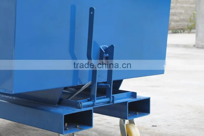 forklift steel tipping bins