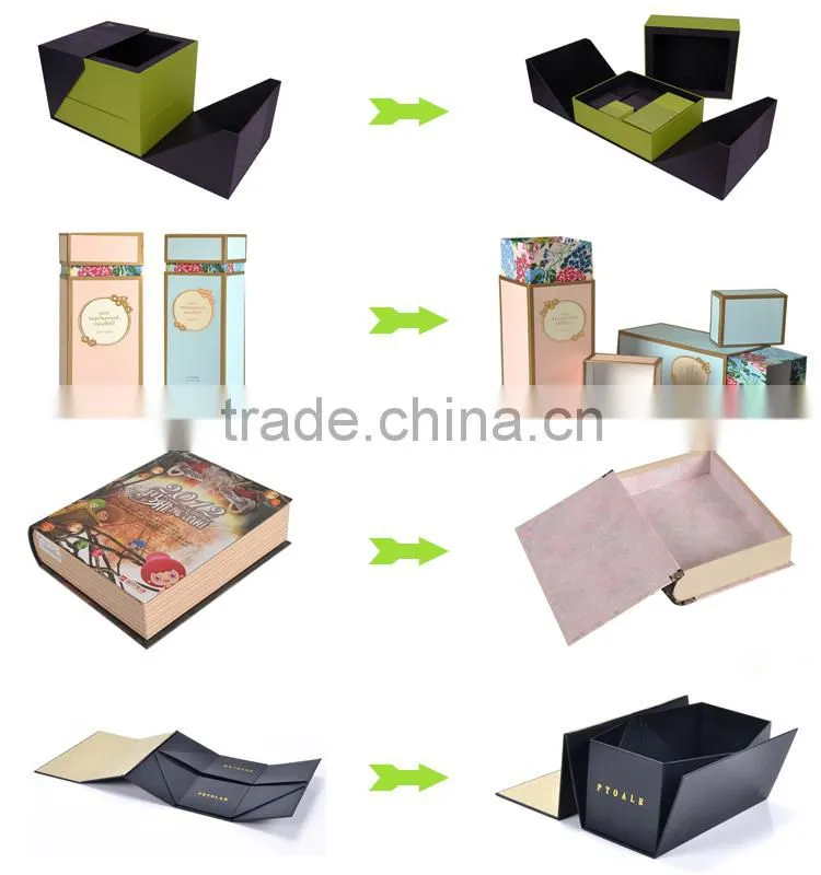 Factory Price Beautiful Handmade Folding Box Board Paper