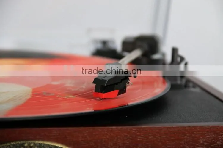 Audio LP Player belt driver USB turntable /Vinyl turntable with usb sd mmc mp3 player