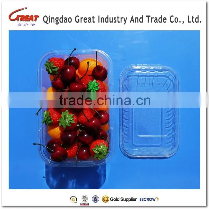 Disposable Blister Plastic Small Tomato Fruit Container Packaging Box