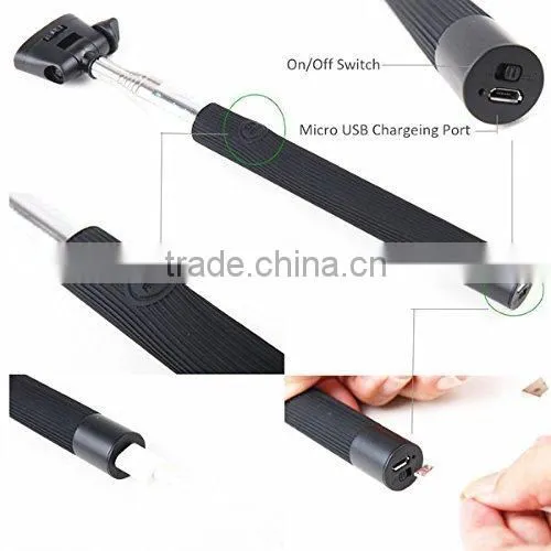 Bluetooth Selfie Stick Wireless Mobile Phone Monopod,Extendable Handheld Mobile phone Monopod