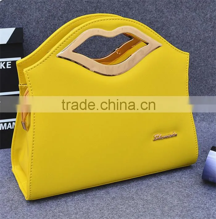 2016 new fashion lips handbags Shoulder Messenger Bag