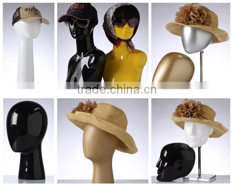 Hat display egg head mannequins