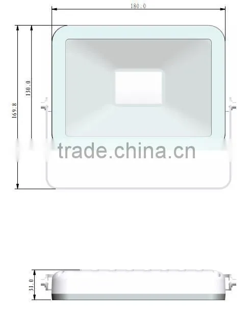 Slim 24pcs 2835SMD 1600lm 120 Degree IP65 20W LED Flood Lighting