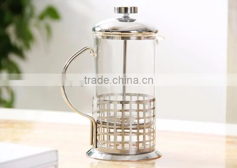 Unique French Coffee Press Golden Metal Type French Coffee Maker Press
