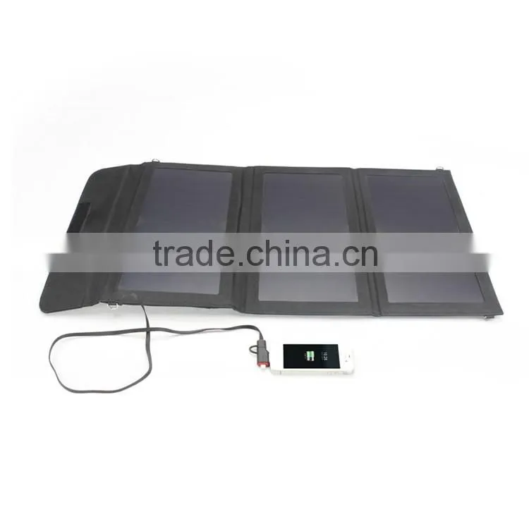 2016 New Design PVC Fabric Mini Usb 18w Portable Solar Panel Charger for Samsung Mobile Phone