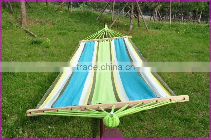 fashion colorful single person canvas hanging bed