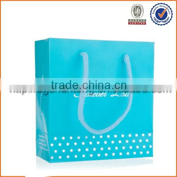 Navy blue tissue paper bag