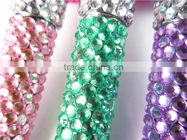 2015 New style cute ball pen metal mini crystal pen
