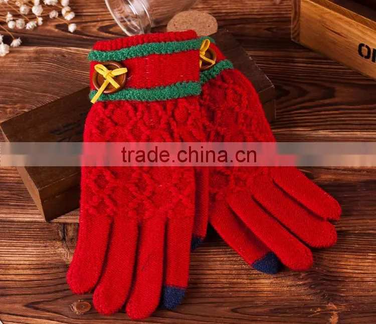 Best Sellers Cute Flower Touch Screen Gloves For Girls For Christmas 2015
