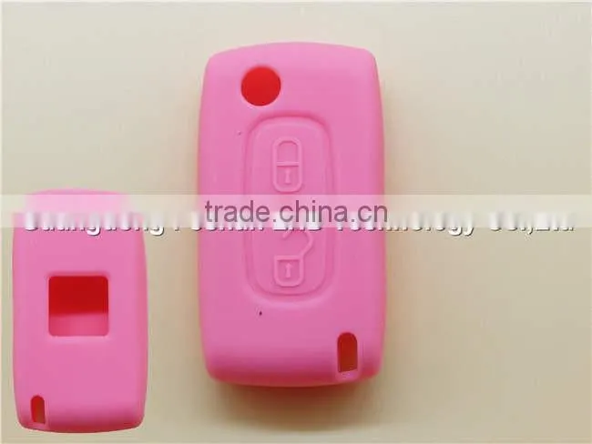 Silicone Car Key Cover For Colorful Key Fob silicone holder Replacement Case