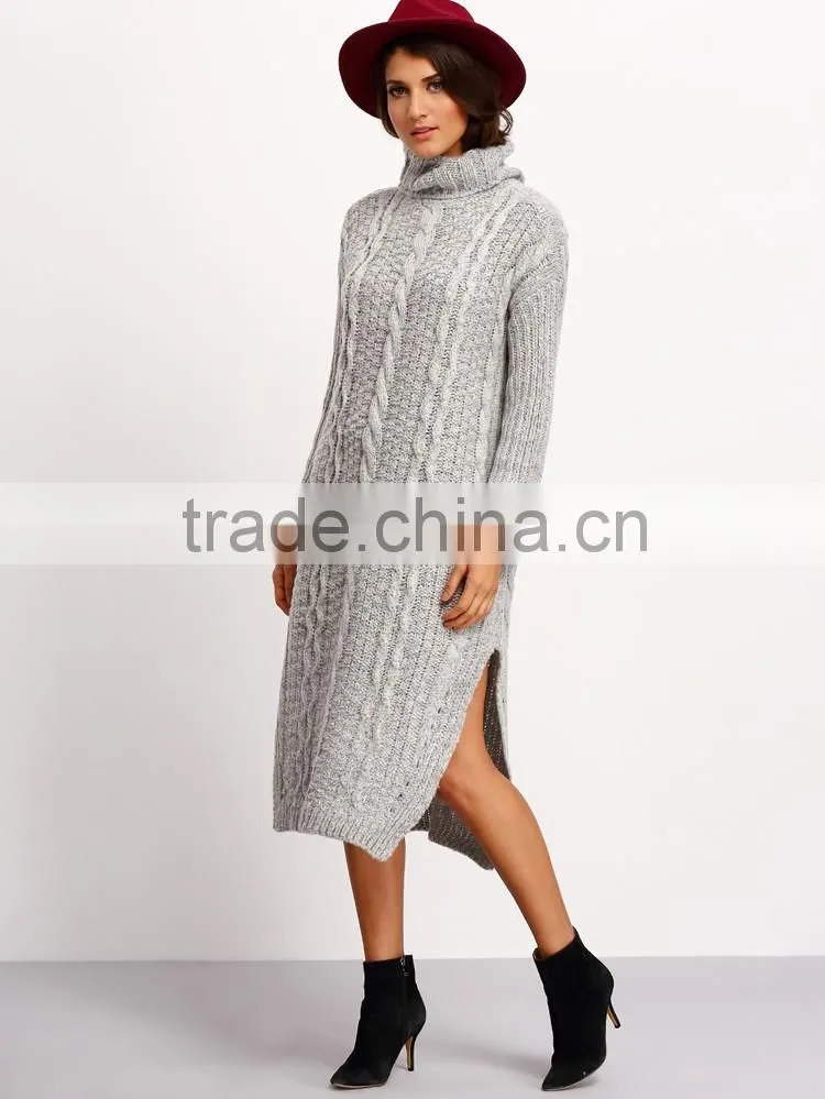 CASUAL WINTER DRESS WOMEN SWEATER DRESS