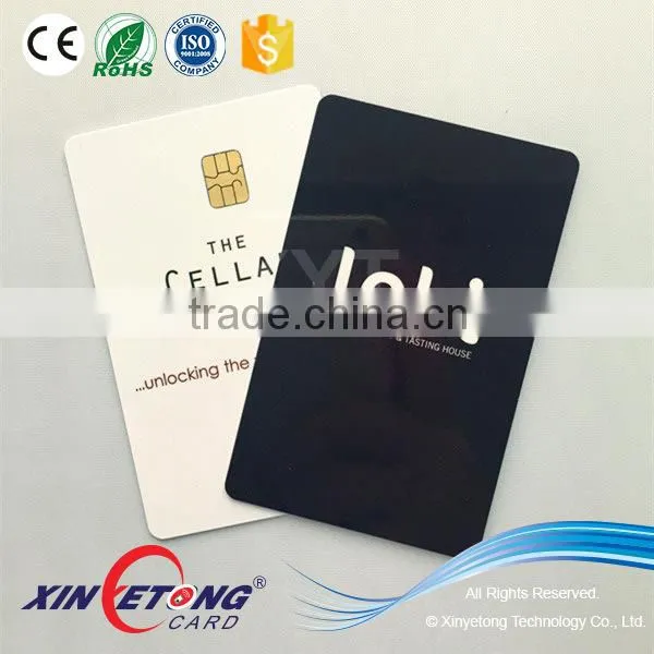 PVC material SEL4428 4K bit chip contact IC card for reader