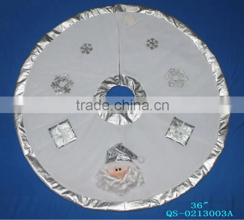 Good price white christmas tree skirt