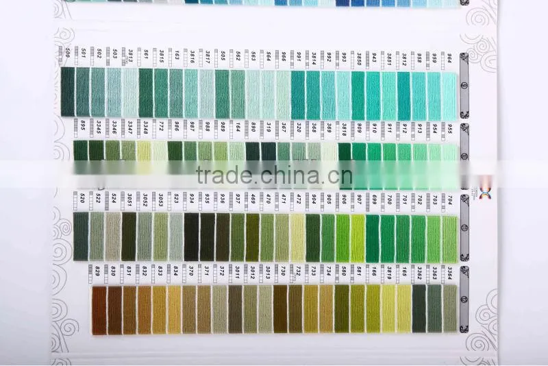 DMC colour card