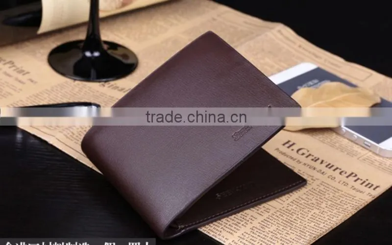 Custom Business Leather Man's Wallet, NEW stylish fashion leather man wallet