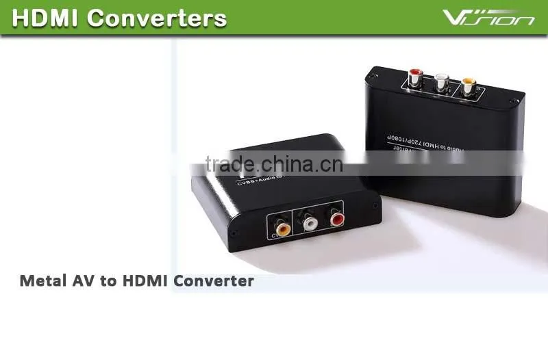 AV Converter (Universal Composite AV to HDMI Up-Scaling Full Size Converter
