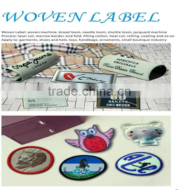 dongguan manufacturer wholesale woven labels for clothing