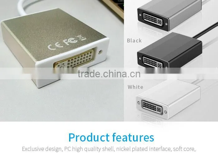 New 1080p USB3.1 type C to DVI converter adapter for hd using