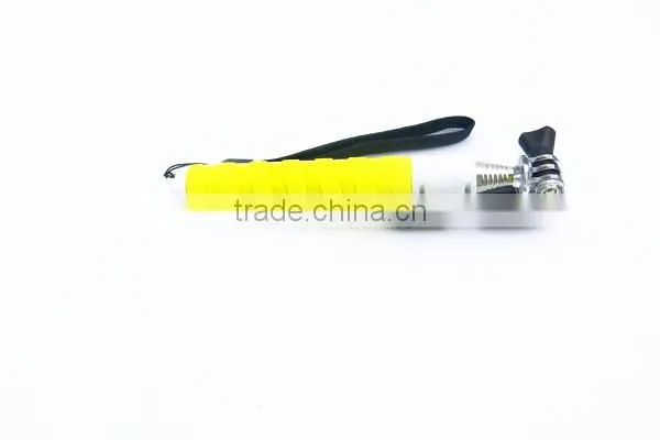 NEW ARRIVALS 2015 Bluetooth selfie stick with Stainless spiral sleeve