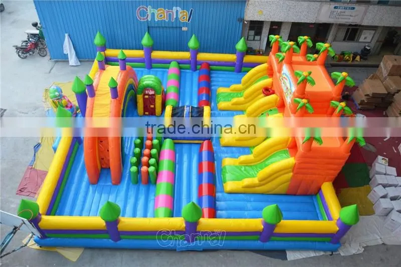 Kids Fun City Inflatable Playground Outdoor Gym Playground Equipment Inflatable Fun City