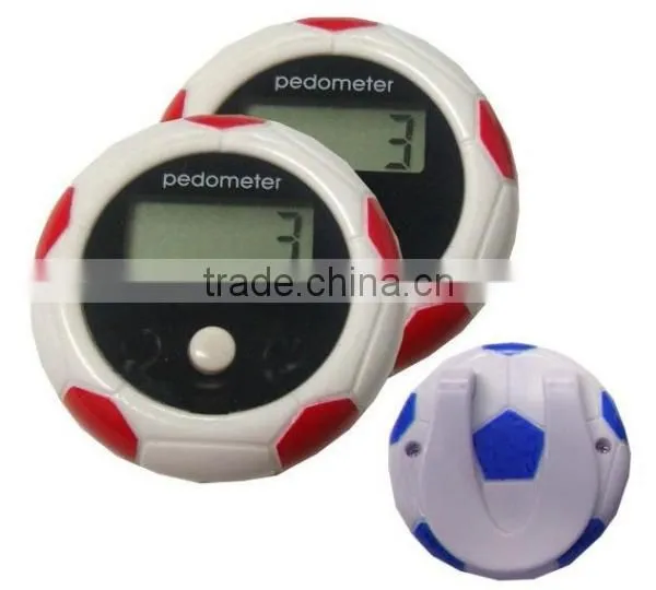 Single Function Round Football Shape Digital Pedometer Step Counter Pedometer Simple Mini Pedometer