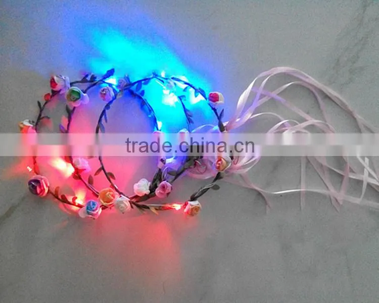 Professional design wholesale pretty light up circular led garland