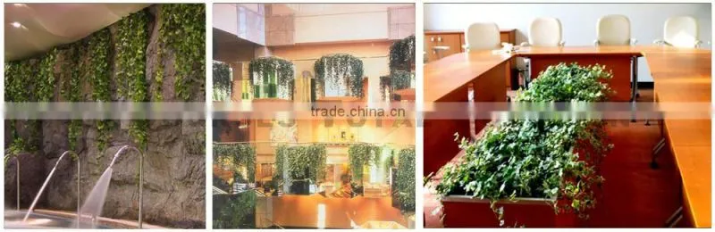Reataurant Wall Decoration Artificial Monstera Leaves