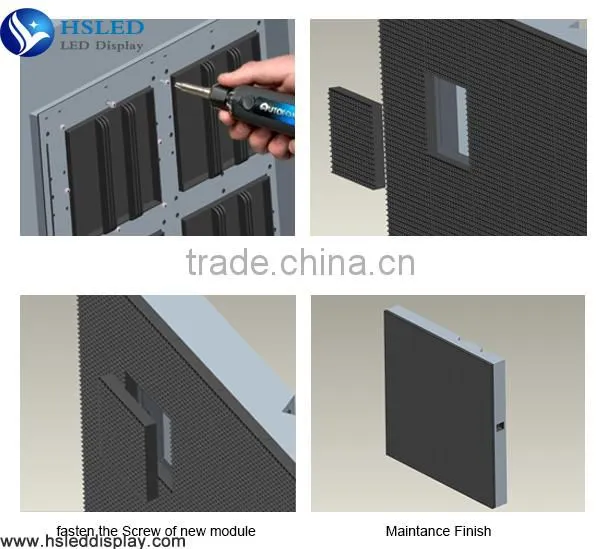 projector advertising outdoor P3,P4,P5,P6,P7.62 rental SMD full color led display rucks for sale