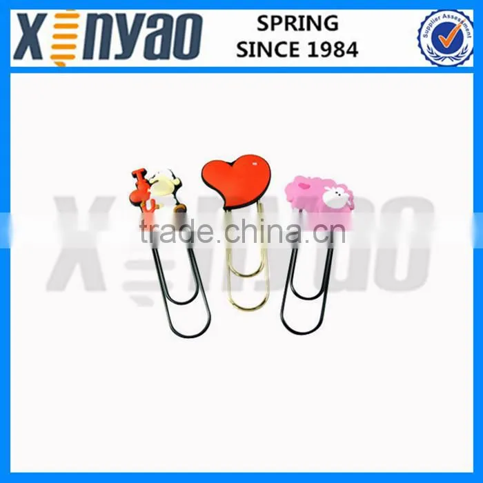 Custom PVC cartoon characters paper bookmark
