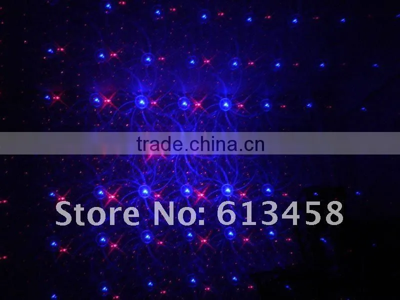 Red and Blue 450mW Multi Grating Effects Laser Light with Step Motor