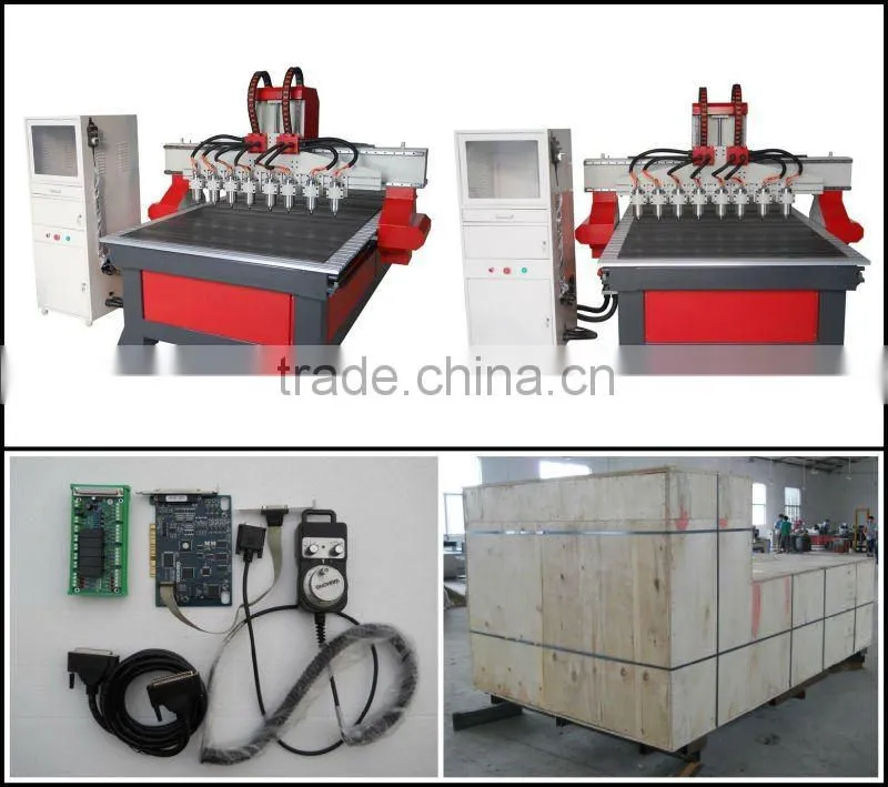 8 Heads CNC router machine