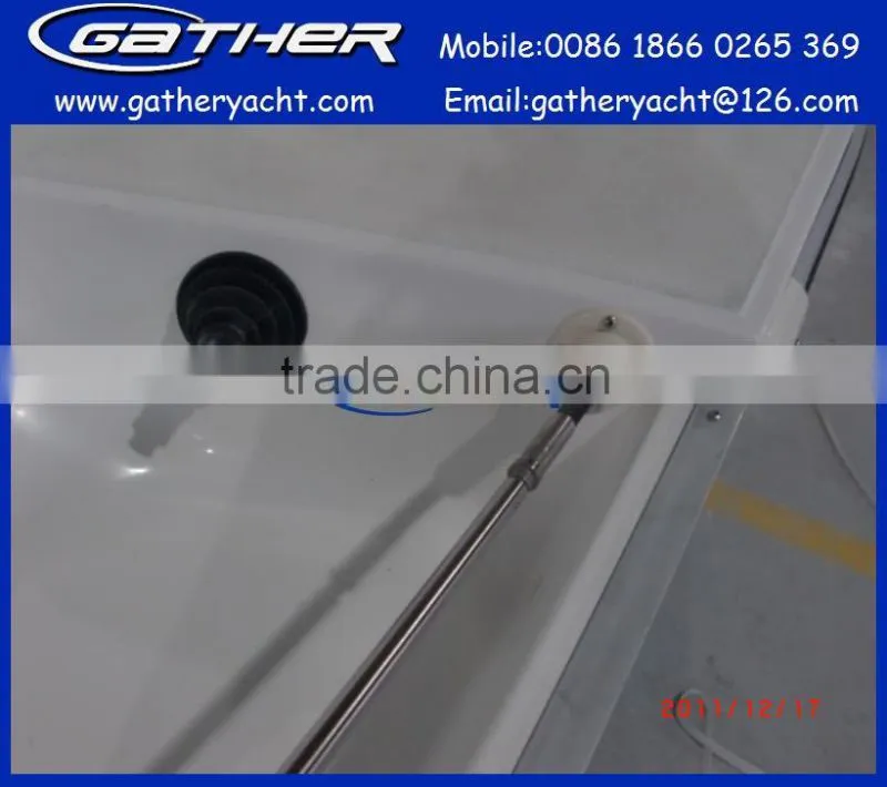 2014 hot sale 5.5m fiberglass cuddy cabin boat