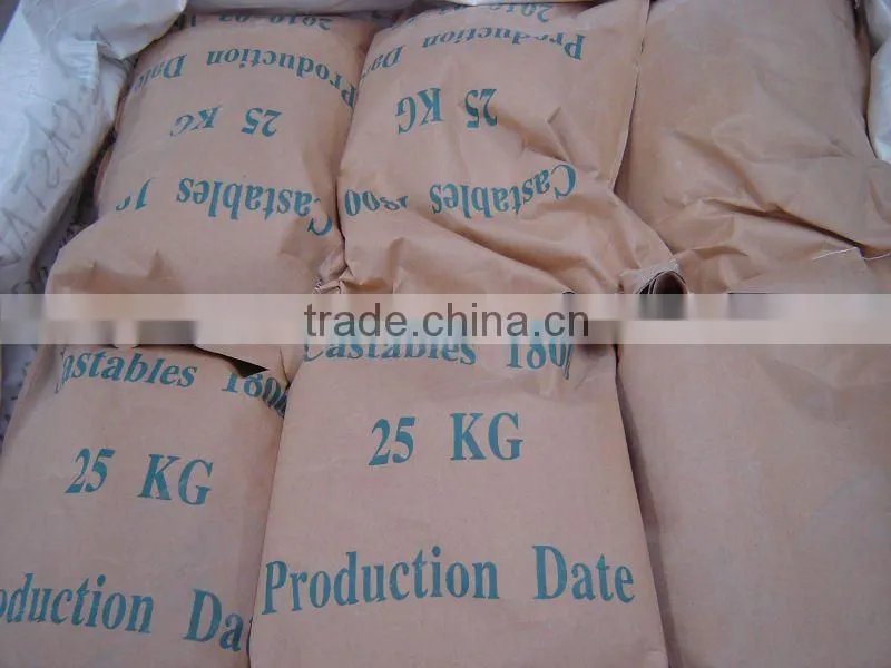 alumina castable refractory materials high alumina refractory castable