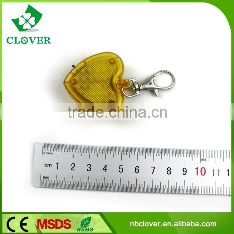 Promotion gift plastic 1 led mini led flashlight keychain wholesale