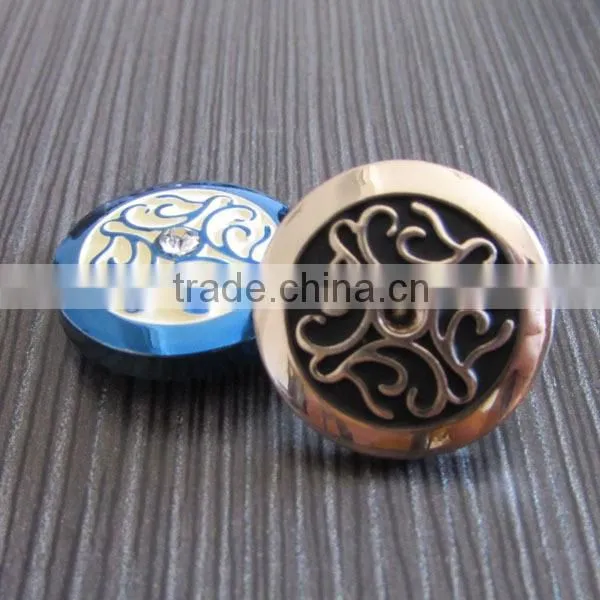 baroque style metal jeans button