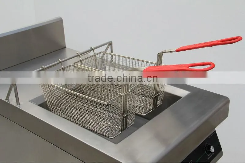 380V commercial induction cheap deep fryer for KFC/high quality stainless steel deep fryer pot