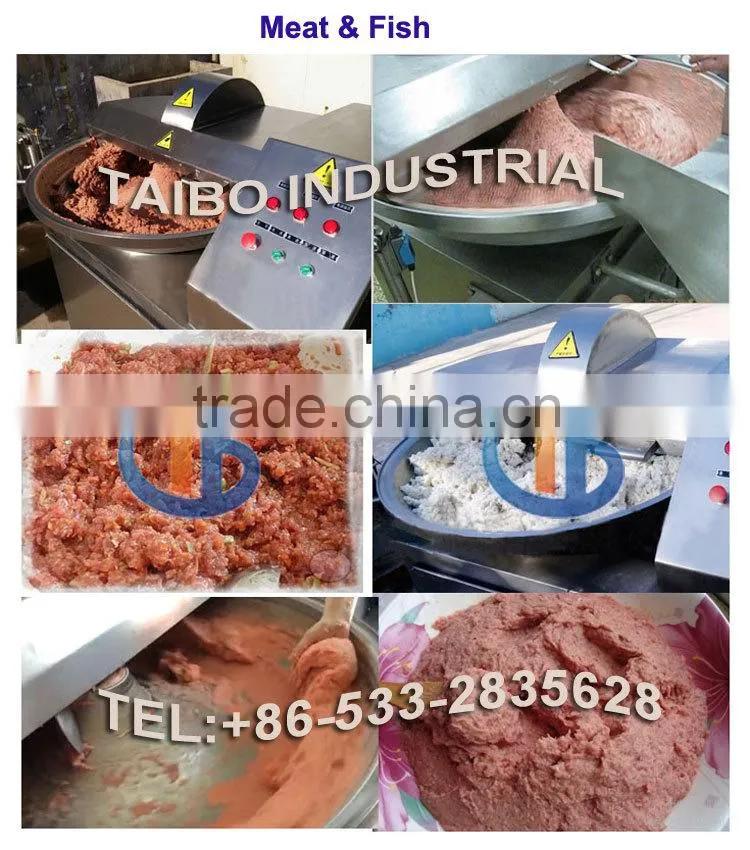 Commercial multifunction vegetable and meat cutting and mixing machine