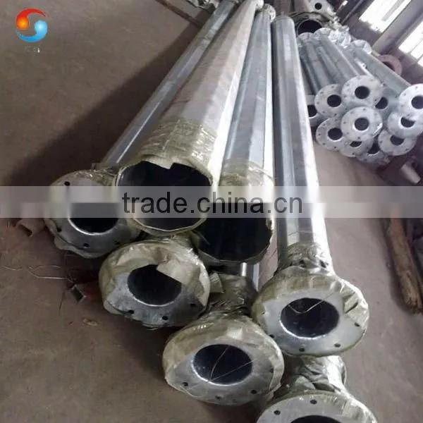 Steel utility poles